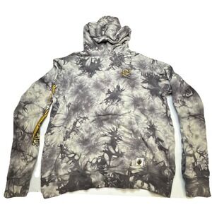 Element Timber Bound Hoodie Mens XL Grey Tie Dye Skeleton Graphic ALYSF00118